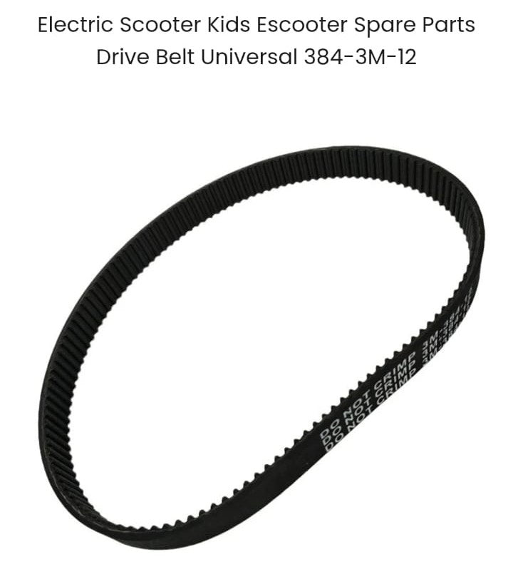 Electric Scooter Drive belt Universal 384-3M-12