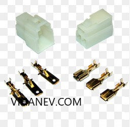 3 Pin Battery Connector Socket - Male & Female