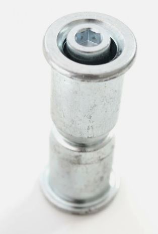 Frame Pivot Lug Nut And Bolt For Suspension Bike / Bicycle - Silver
