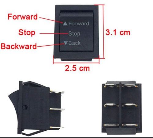 Forward / Stop / Back Switch for Ride on Electric Bikes and Cars