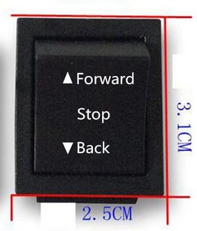 Forward / Stop / Back Switch for Ride on Electric Bikes and Cars