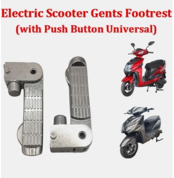Electric Scooter Gents Footrest Push Button - Left and Right