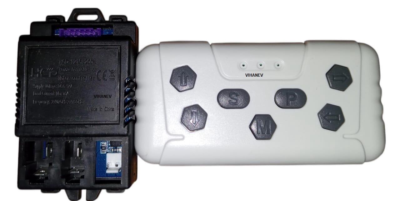 HCD-1215L2CON Controller with remote - BLUE 7 Pin Socket – VihanEV LLP