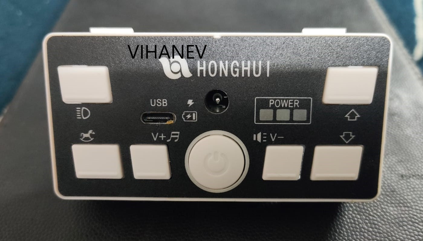 HH-4590ZKYT-001 Music panel with Remote (Gray half moon remote)