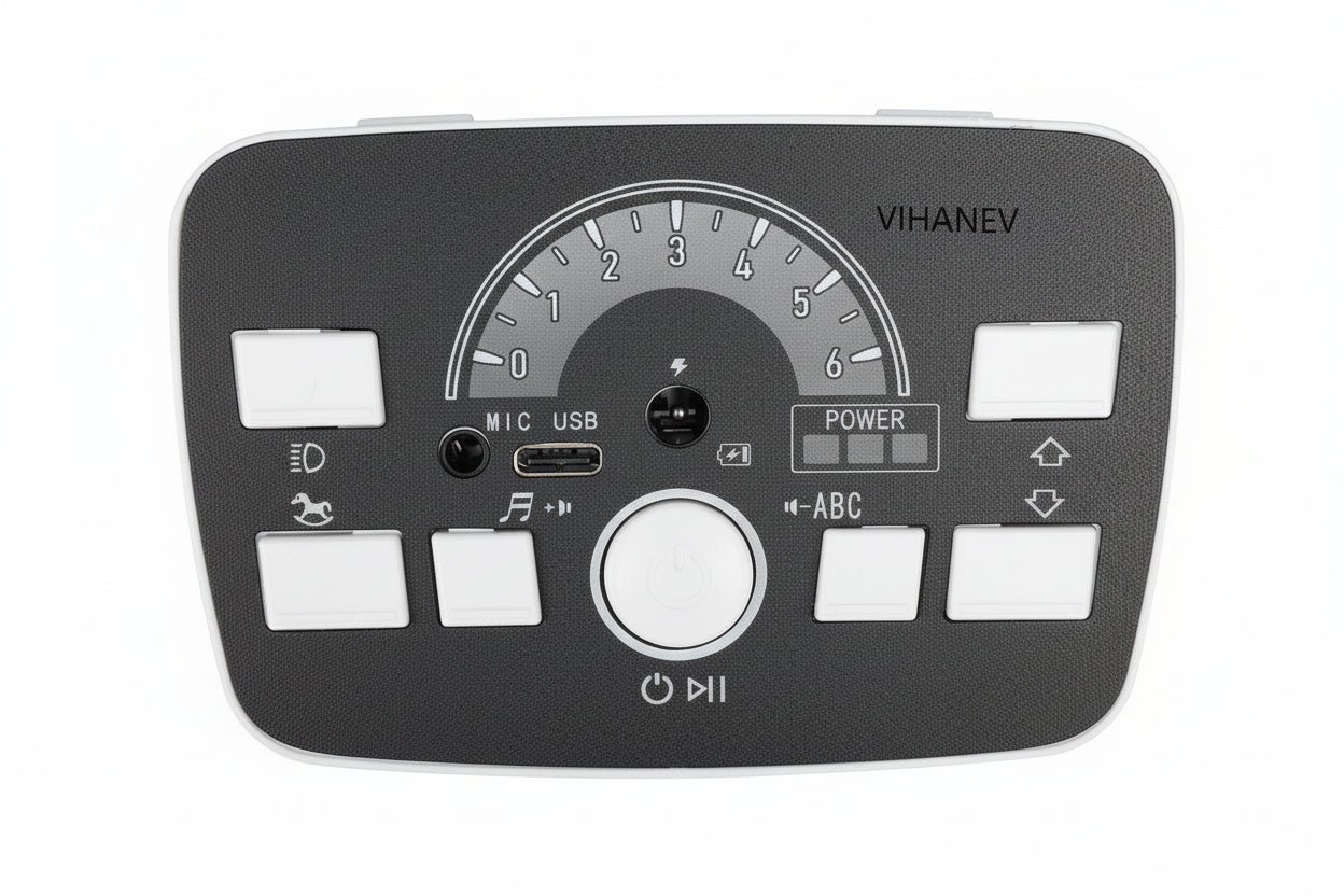 HH-ZKYT-005 Music panel with Remote (Grey half moon remote) - 222223 Pins