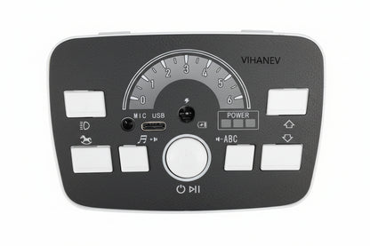 HH-ZKYT-005 Music panel with Remote (Grey half moon remote) - 222223 Pins
