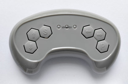 Grey Half Moon Remote (for HH-4590ZKYT-001 Music panel)