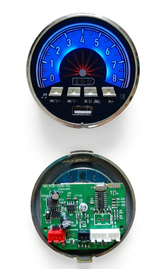 R1 12V Blue Bluetooth Music player - Green PCB - T4 - Accelerator Sound - 2233 Pins