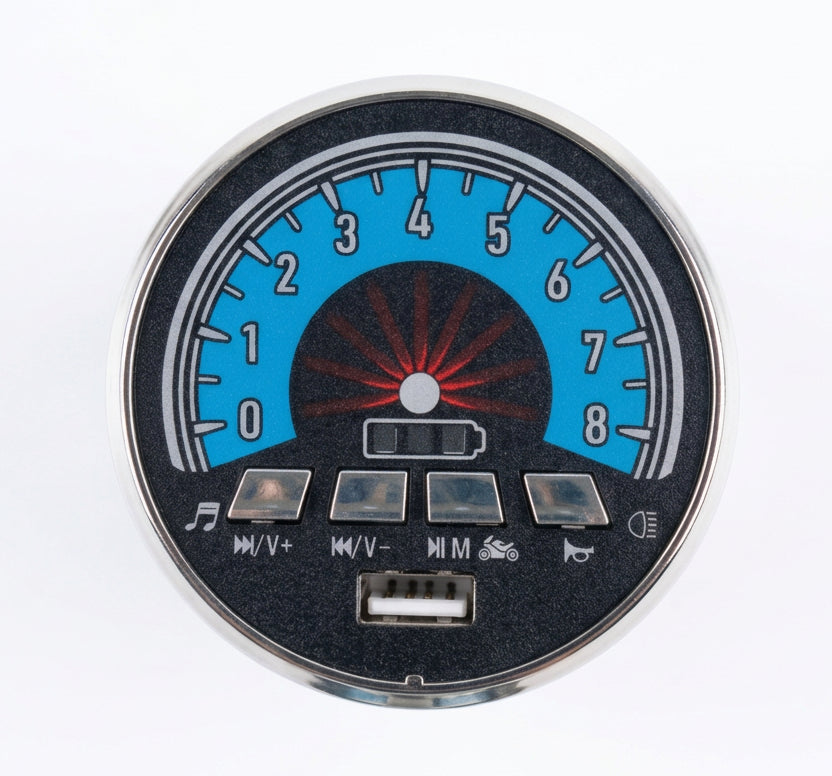 R1 12V Blue Bluetooth Music player - Green PCB - T4 - Accelerator Sound - 2233 Pins