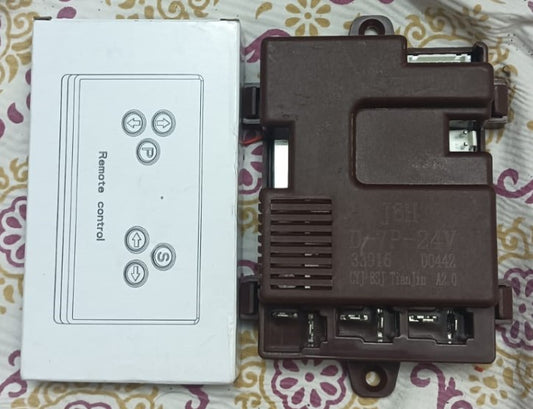 J6H D-7P-24V Controller WITH Remote (for 24V Kids Bikes and Cars)