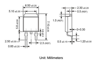 JR120N03S 120A 30V N-Channel SMD MosFET