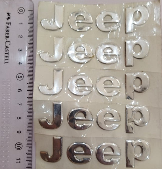 Jeep Sticker logo - 1 Pc