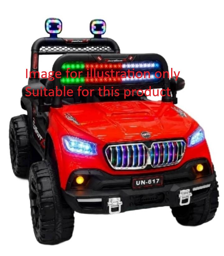 Generic 12V CONTROLLER WITH REMOTE (7 Pin) - For Kids Car