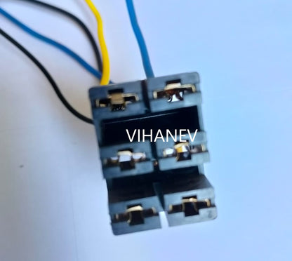 Kids Car / Bike Wiring 6 Pin Female Connector - 0.5 feet wire length