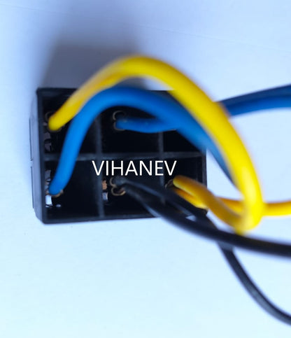 Kids Car / Bike Wiring 6 Pin Female Connector - 0.5 feet wire length