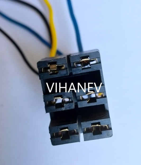 Kids Car / Bike Wiring 6 Pin Female Connector - 0.5 feet wire length