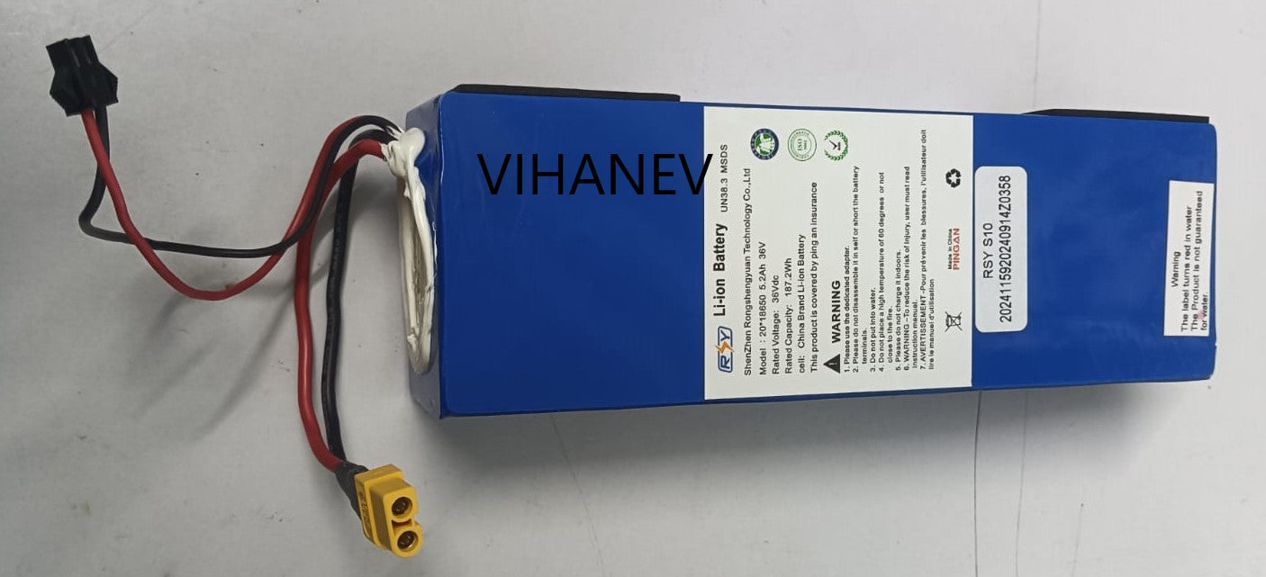 Electric Scooter Battery 36V 5.2Ah - Suitable for Xiomi MI 4 scooter / Ninebot ES1 / ES2 / ES3 / ES4 Electric Scooter