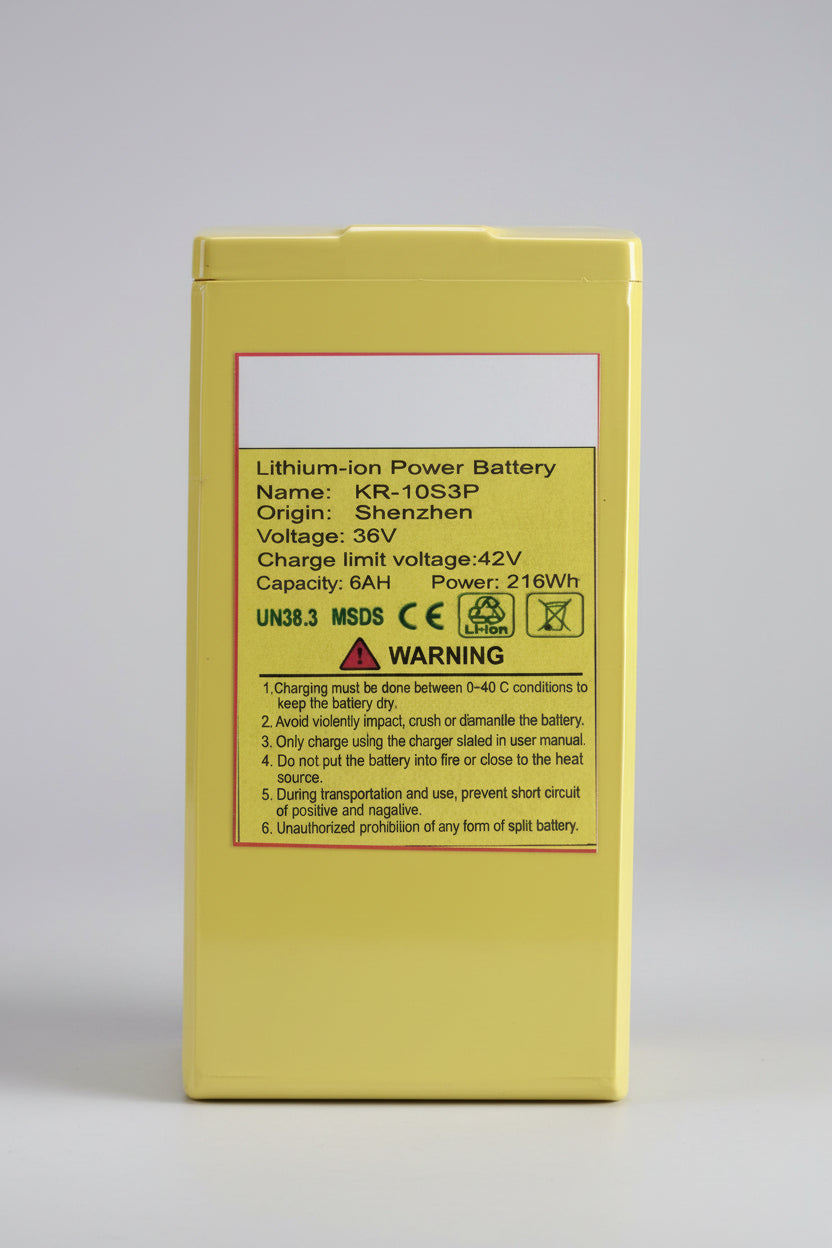 MI Electric Scooter Lithium Battery 36V 6Ah - Suitable for Xiomi MI 4 scooter / Ninebot ES1 / ES2 / ES3 / ES4 Electric Scooter