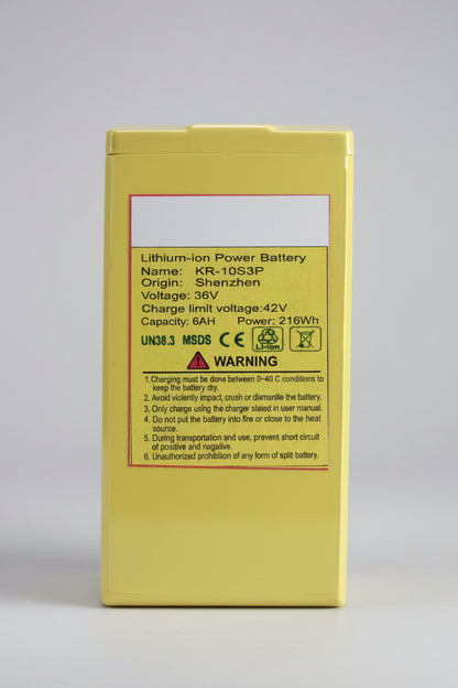 MI Electric Scooter Lithium Battery 36V 6Ah - Suitable for Xiomi MI 4 scooter / Ninebot ES1 / ES2 / ES3 / ES4 Electric Scooter