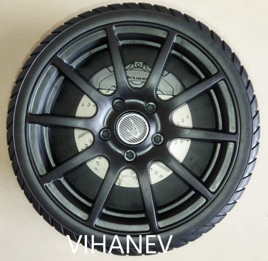 Kids Officially licensed McLaren P1 12V Car - Front Tyre Wheel - 1 Pc L-23, W-8, H-23 Cms