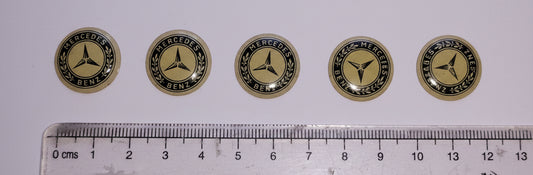 Kids Mercedes Logo Sticker - T4 - 5pcs (Use Fevicol to stick it)