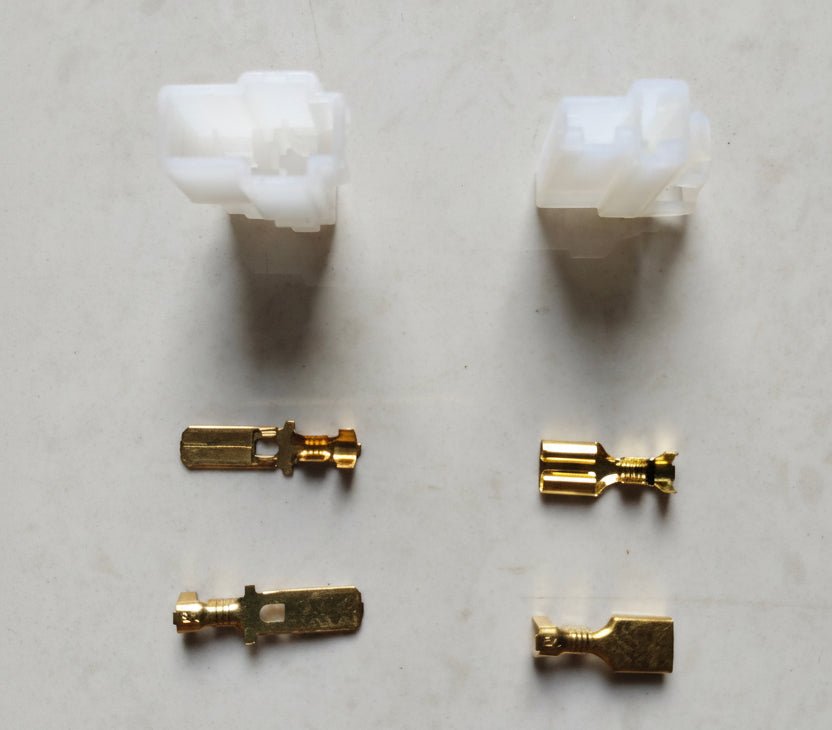 2 Pin Motor Connector Socket - Male & Female