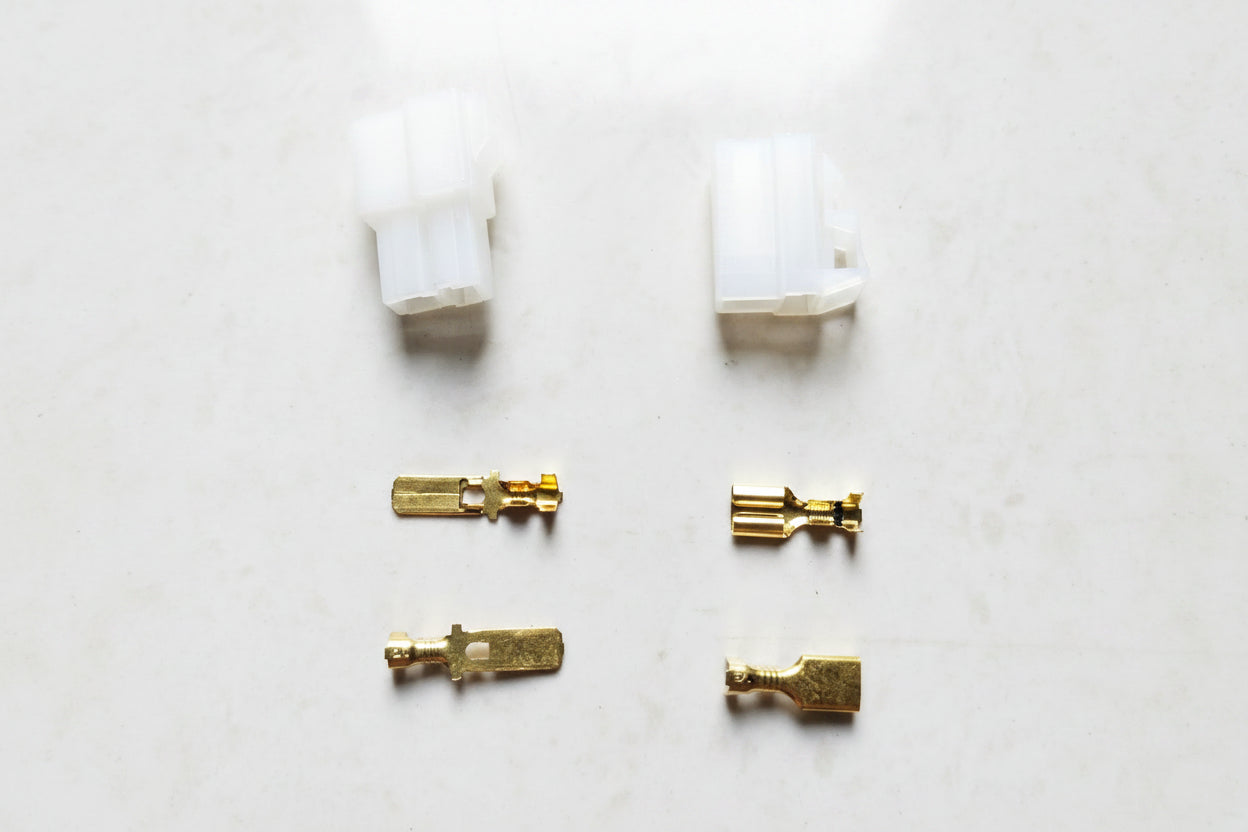 2 Pin Motor Connector Socket - Male & Female