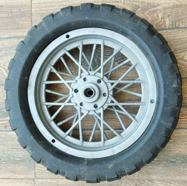 Old DLS Motorcycle front Tyre wheel T23