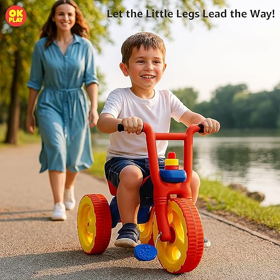 Push Ride on for Kids | Curved Seat | Backrest | Easy Grip | Four Wheel | Lightweight | Animal Theme | Indoor Outdoor Games | Safe Toy | Small | 1 Month Warranty | 1 to 5 years