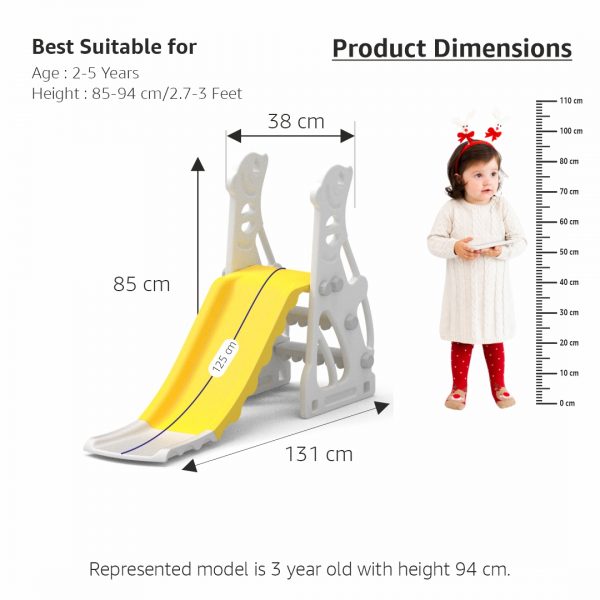 Kids Mini Slides - Best for Home, Garden use - 1 Year Warranty - 2 to 5 Years old