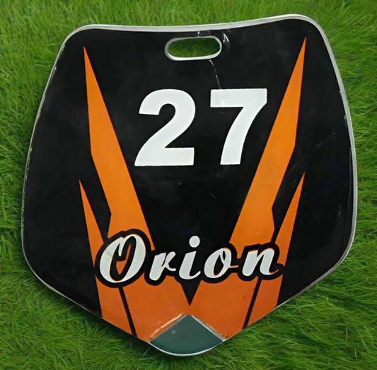 Plastic Number plate for Kids 49cc Dirt Bike