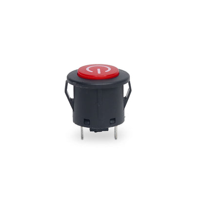 VihanEV (Pack Of 2) AD2212 Round 12v DC (10A 250VAC) Push Button On Off switch for Kids Bike and Car