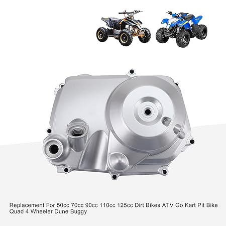 Right Side Engine Casing Cover for 50cc 70cc 90cc 110cc 125cc Dirt Bikes ATV Go Kart Pit Bike Quad 4 Wheeler Dune Buggy
