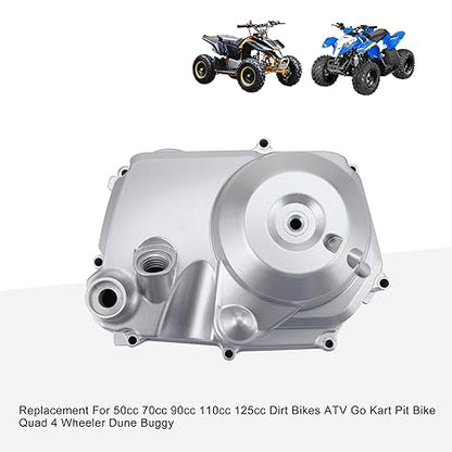 Right Side Engine Casing Cover for 50cc 70cc 90cc 110cc 125cc Dirt Bikes ATV Go Kart Pit Bike Quad 4 Wheeler Dune Buggy