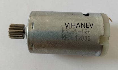 12V 17000 RPM RS390 MOTOR HIGH POWER (SUITABLE FOR VARIOUS 12V RS380 TYPE GEARBOXES also)