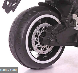 Kids R1 Rideon Bike Tyre wheel - Back/Rear Plastic Tyre - 1 Pc