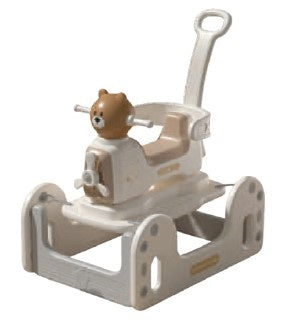 Baby Push Scooter Rocker Combo | Ride On Rocker for Kids | Balancing Board | Backrest | Easy Grip | Four Wheel | Durable and Safe | Lightweight | Animal Theme | 12 Months+ | 1 Month Warranty | 1 to 5 Years old