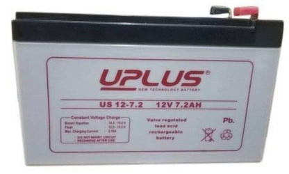 UPLUS Rechargeable SMF Gel Solar Battery - 12V 7.2AH BATTERY - LWH 15-6.5-9.4 cms