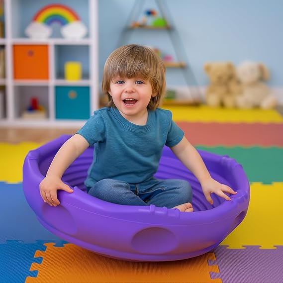 See Saw Toy for Kids | Indoor & Outdoor Teeter Totter for Kids | Durable Wide‑Base See Saw/Baby Rocker for Ages 2‑5 Years - Yellow & Green | 1 Month Warranty | 1 to 5 year