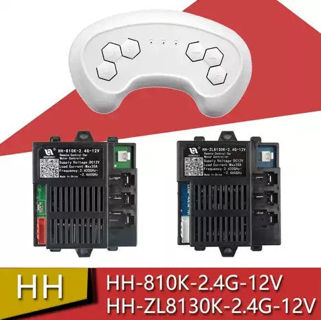 HH-ZL8130K-2.4G-12V Controller WITH Remote (JR1738RX-12V-2.4G Controller is also same)