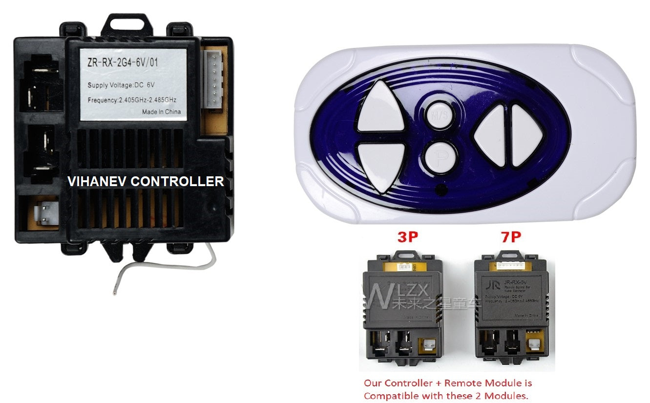 6V Car controller - ZR-RX-6V WITH Remote