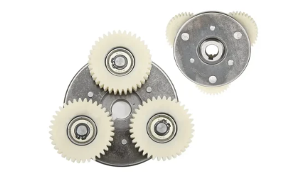 Electrical Bicycle nylon Gears 3pcs - 38mm diameter, 36 teeth, nylon make, 8mm bore hole, 608 z ball bearing gears for electrical bike motor clutch plastic planetary gear