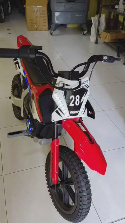 24v 250w Electric Dirt Bike With HUB Motor - Self Start - 6 to 12 years - Color may be Different as per stock